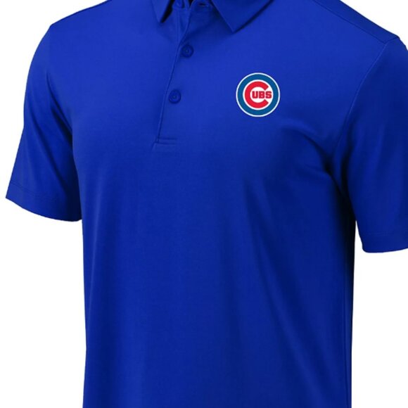 Other - Chicago Cubs Blue T-Shirt Collar Size Large Approx.